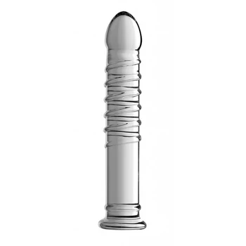 BEEGER Behemoth Ribbed XL Dildo,Glass Dildo Big Huge Large Glassware Penis Crystal Anal Plug Women Sex Toys for Women 2