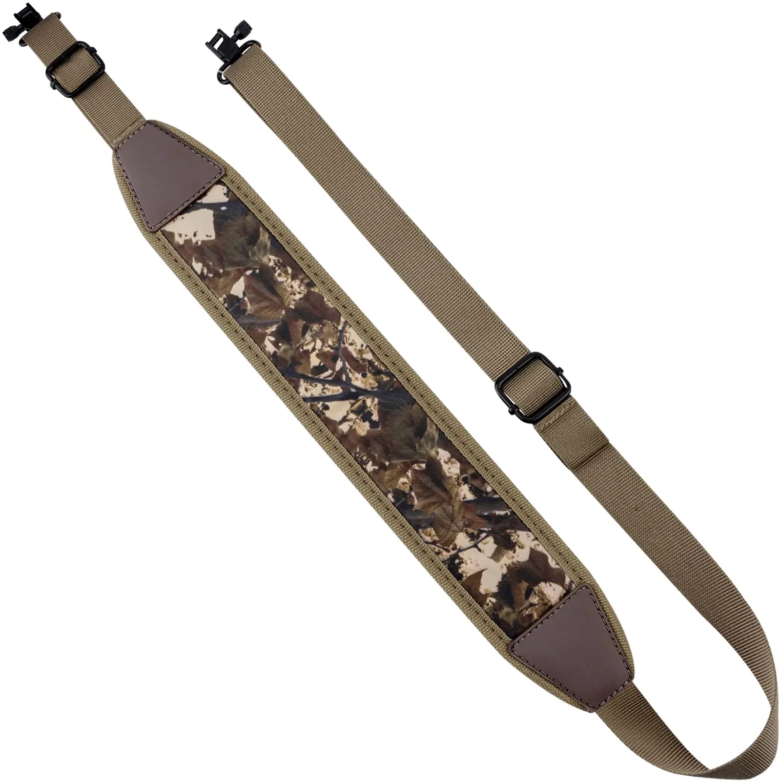 

Gun sling Lightweight 2 Point Sling with Swivels Comfortable Neoprene Padded Length Adjustable Shoulder Strap For Outdoors