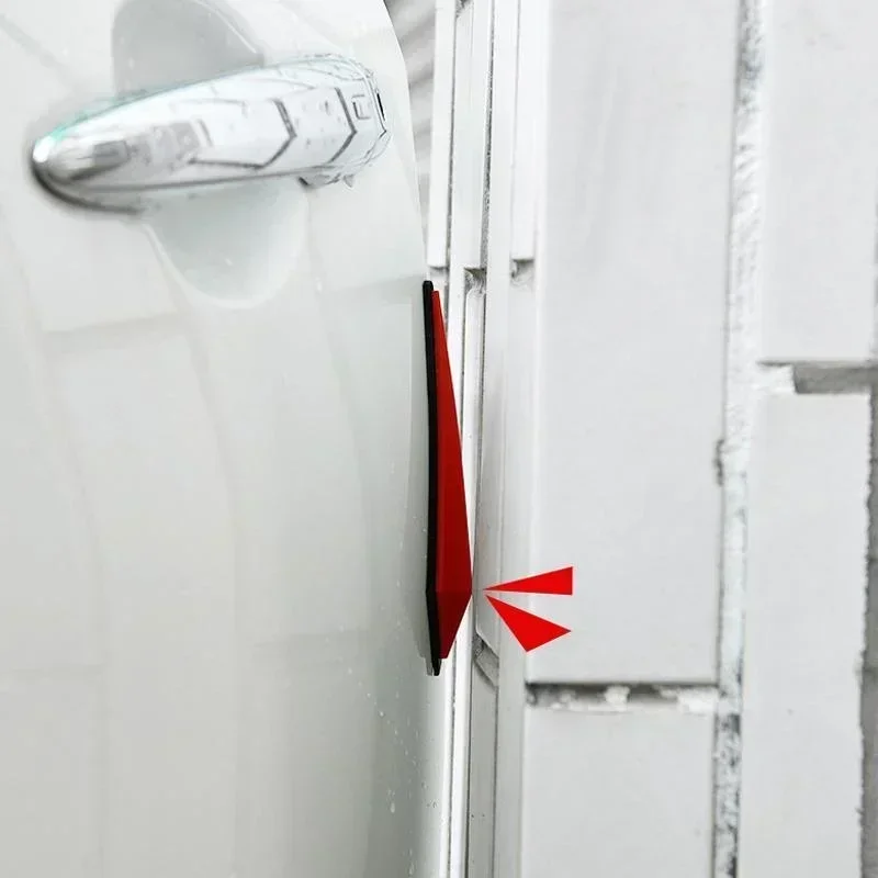 Stickers Car Door Protector Anti-collision Anti-scratch Strip Car Hood Decorative Strip 4Pcs/set car stickers car door stickers car reflective stickers car door protector car door anti collision strip car door edge protector car bumper protector car reflective tape sticker carbon fiber car stickers