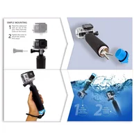 Water Floating Hand Grip Handle Mount Float accessories for Go Pro Gopro Hero 8 7 6 5 4 Xiaomi Yi 4K SJ4000 SJ5000 Action Camera 5