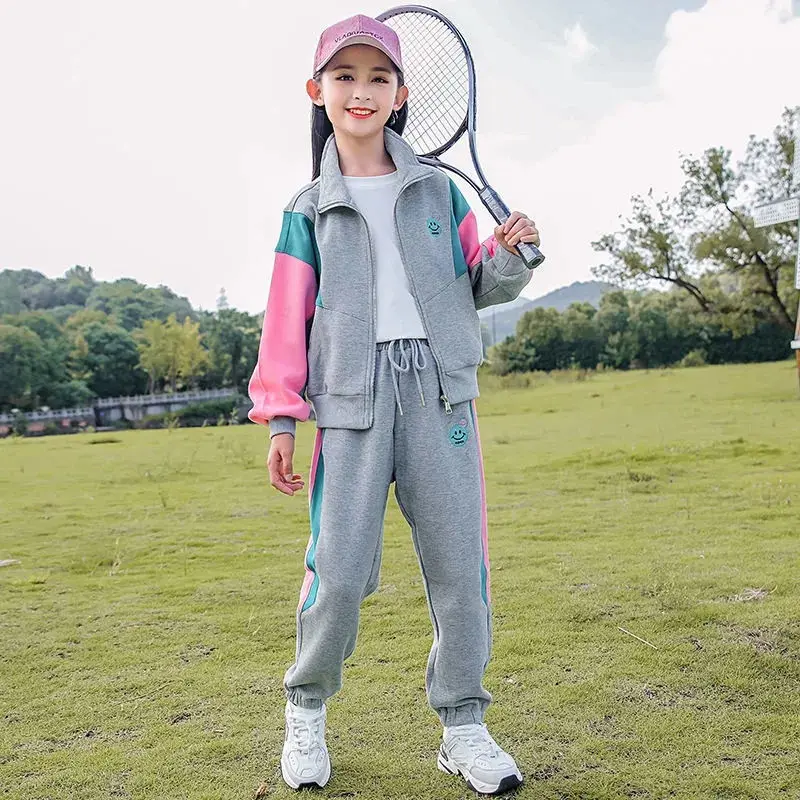 

Spring Baby Clothes Set Autumn Casual Tops Trousers for Girls Clothing Toddlers 2 Pieces Kids Baby Outifs Clothing 8 10 12 Years
