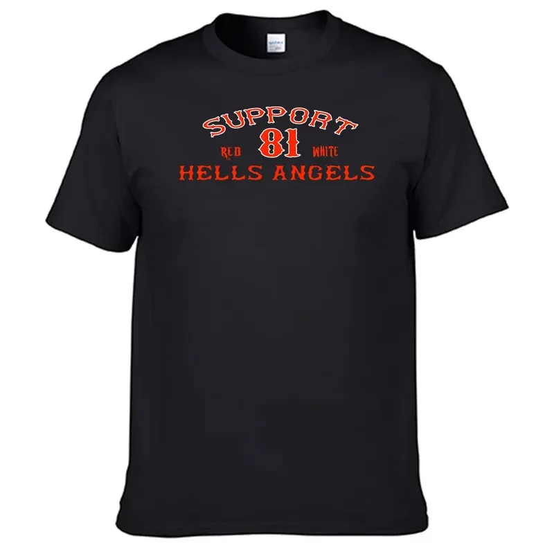 T-shirt Support 81 Hells Angels Noir - Vêtement Moto