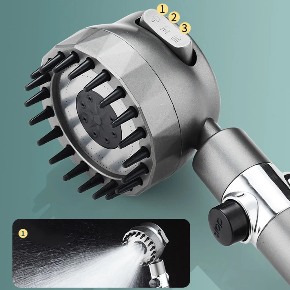 4In1ShowerHead278cmHighPressureMassageShowerThreeMode