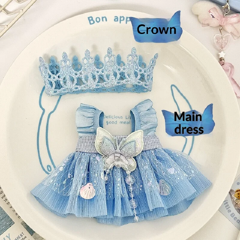 Charming Cotton Baby Doll Dress for Special Occasions - Labubu Style