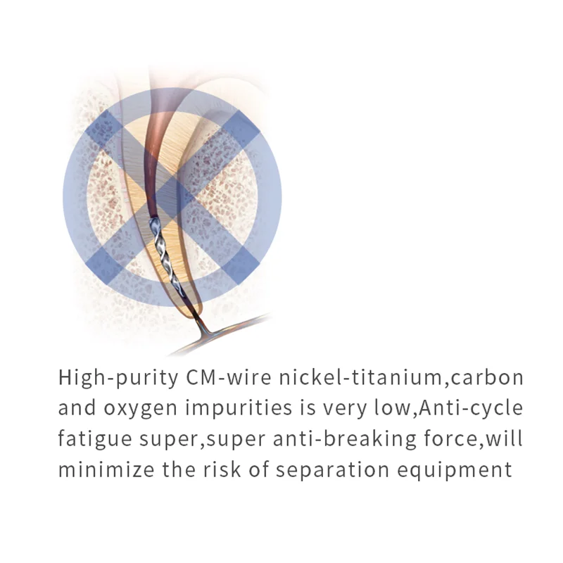 COXO SOCO Files 6Pcs/Box Dental Root Canal Files Heat-Activated Rotary Nickel Titanium Endodontic Rotary File