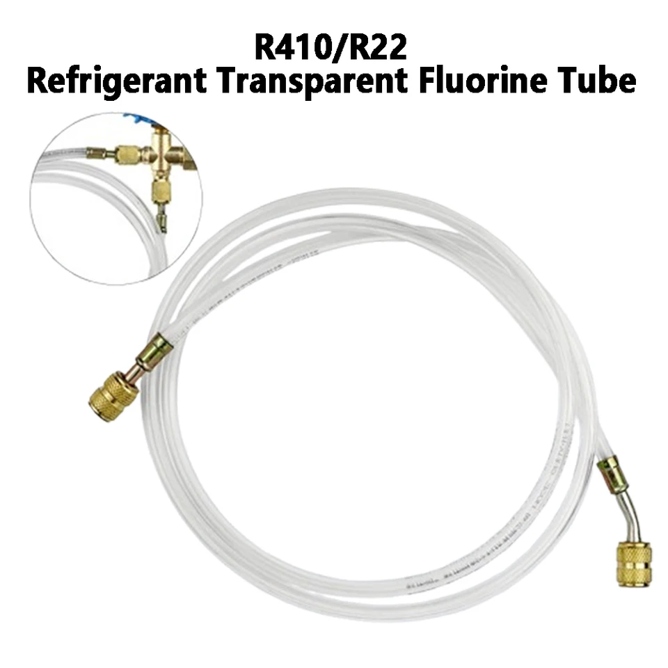 Tuyaux De Recharge Pour Climatisation Auto Et Maison - R134A (150 Cm) Et R22 (100 Cm) - Rouge, Bleu, Jaune - Pour Réfrigérant