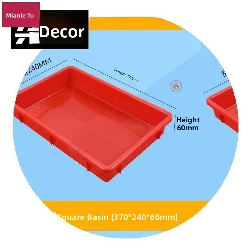 Ultra-Thin Large Rectangular Plastic Box Storage Basket  Desktop Organizer Thiened Plastic Box without Cover Storage Co...