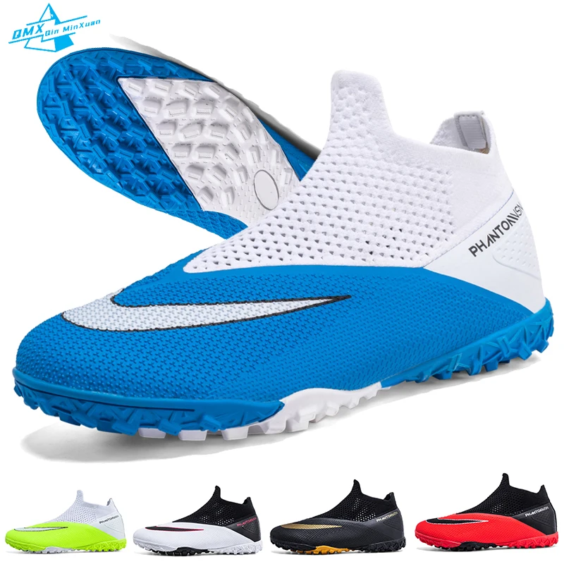 Men Football Shoes Large Size TF/FG Spikes Outdoor Grass Training Football Boots Youth Indoor Non-slip Football Sneakers 36-50#