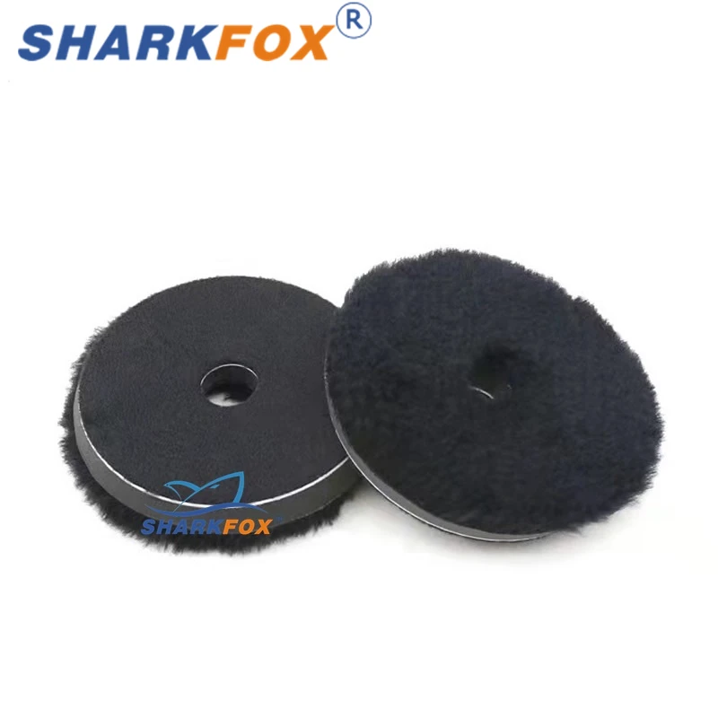 Sharkfox 5 Pieces/lot 5/6Inch Wool Polishing Pad For Polisher Machine Waxing Polishing Buffing Car Paint Care Polisher Pads car polisher