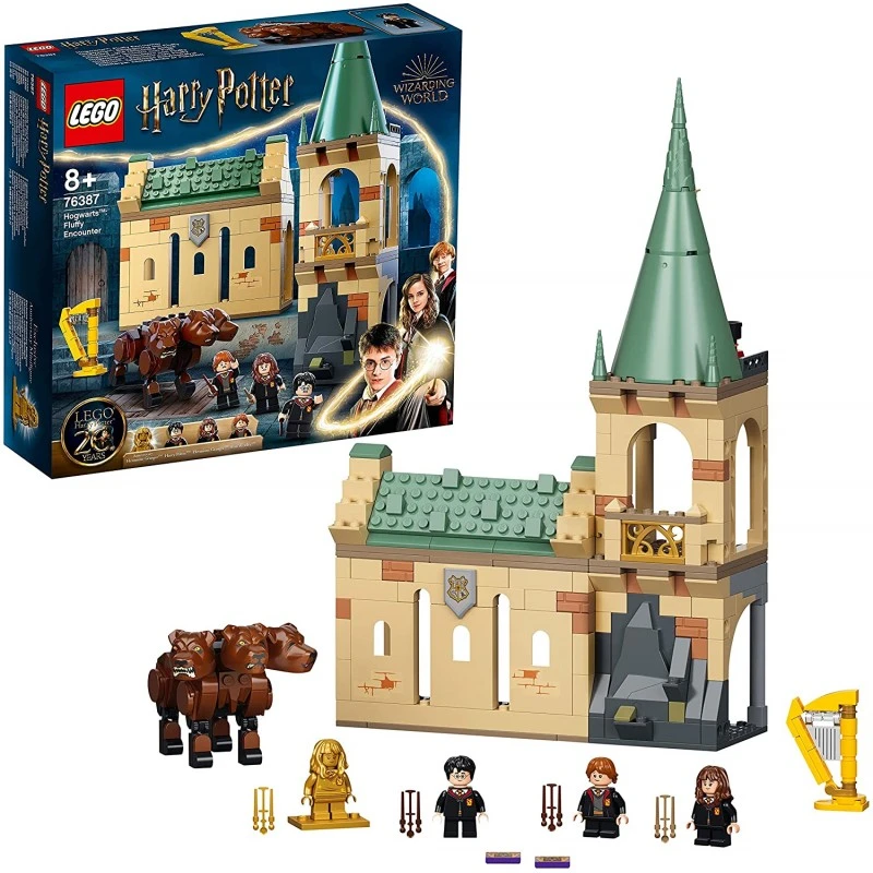 Harry Potter Hogwarts Construction Toy, For 20 Anniversary, With Gold  Miniform (lego 76387) - Blocks - AliExpress