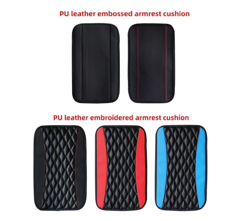 Auto Armlehne Abdeckung Matte Universal Pu Leder ethnischen Stil drucken wasserdichte rutsch feste Aufbewahrung sbox Pad Auto Styling Innen zubehör – Detail 2