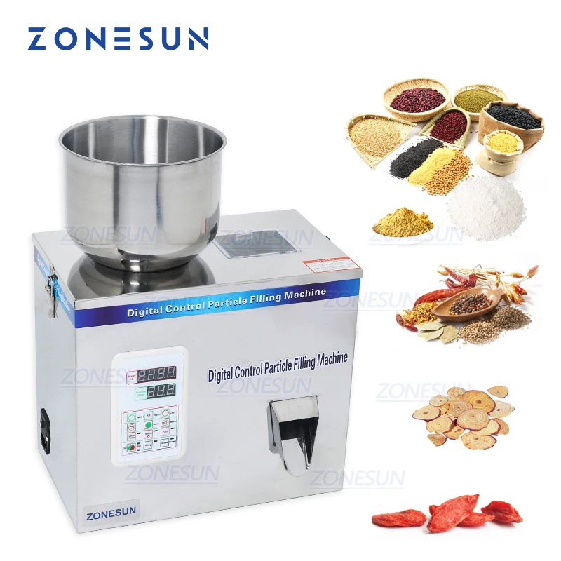 

ZONESUN машина для упаковки чая фасовочная машина для зерна гранулы Медлар автоматическая машина для взвешивания соли Порошковые семена наполнитель