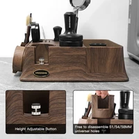 KISSHOME Espresso Tamper Station Knock Box Coffee Portafilter Holder 51mm 54mm 58mm Delonghi Breville Accessories Barista Tools 3