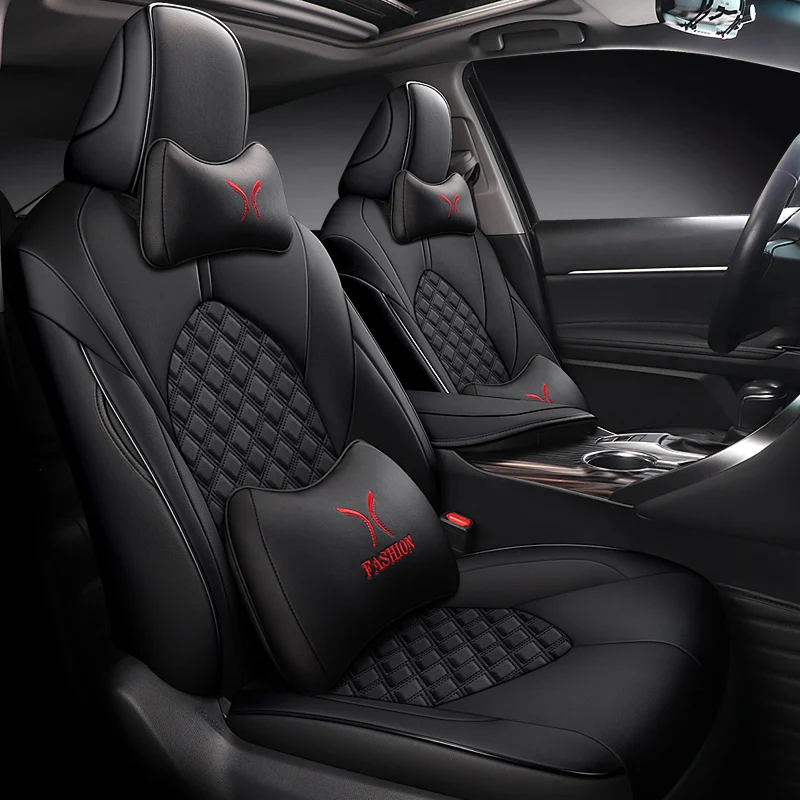 FullSetLuxuryCarSeatCoversForToyotaCamry20182023withLumbar