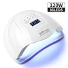 120W Professional Nail Art UV LED Light 36 LED Professional Gel Polish Drying Light with Timer Auto Sensor Equipment Tool 1