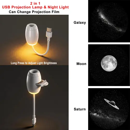 New Atmosphere Projection Car Ambient Light Large Range Projection Romantic Atmosphere Multiple Scenes Adjustable Focus Distance - Image 11