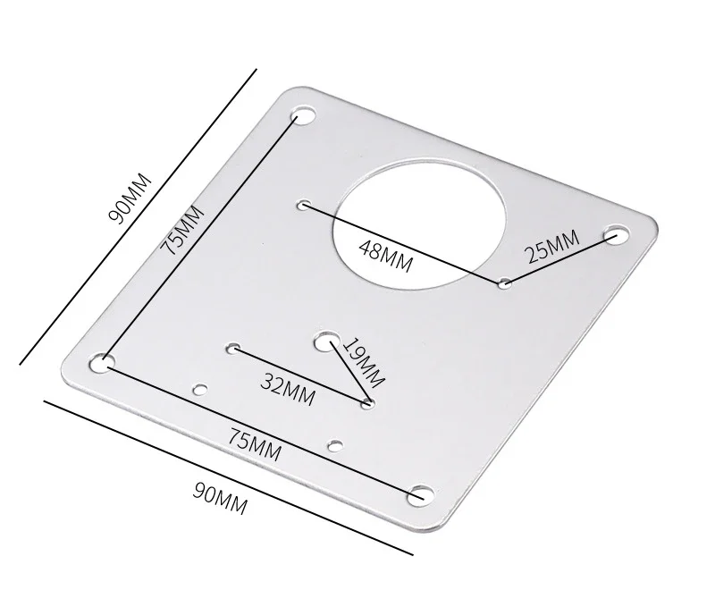 Description Picture 4 of item2pcs Hinge Repair Plate Cabinet Furniture Drawer Foldable Table Window Door Hinger Stainless Steel Plate Hardware Accessories