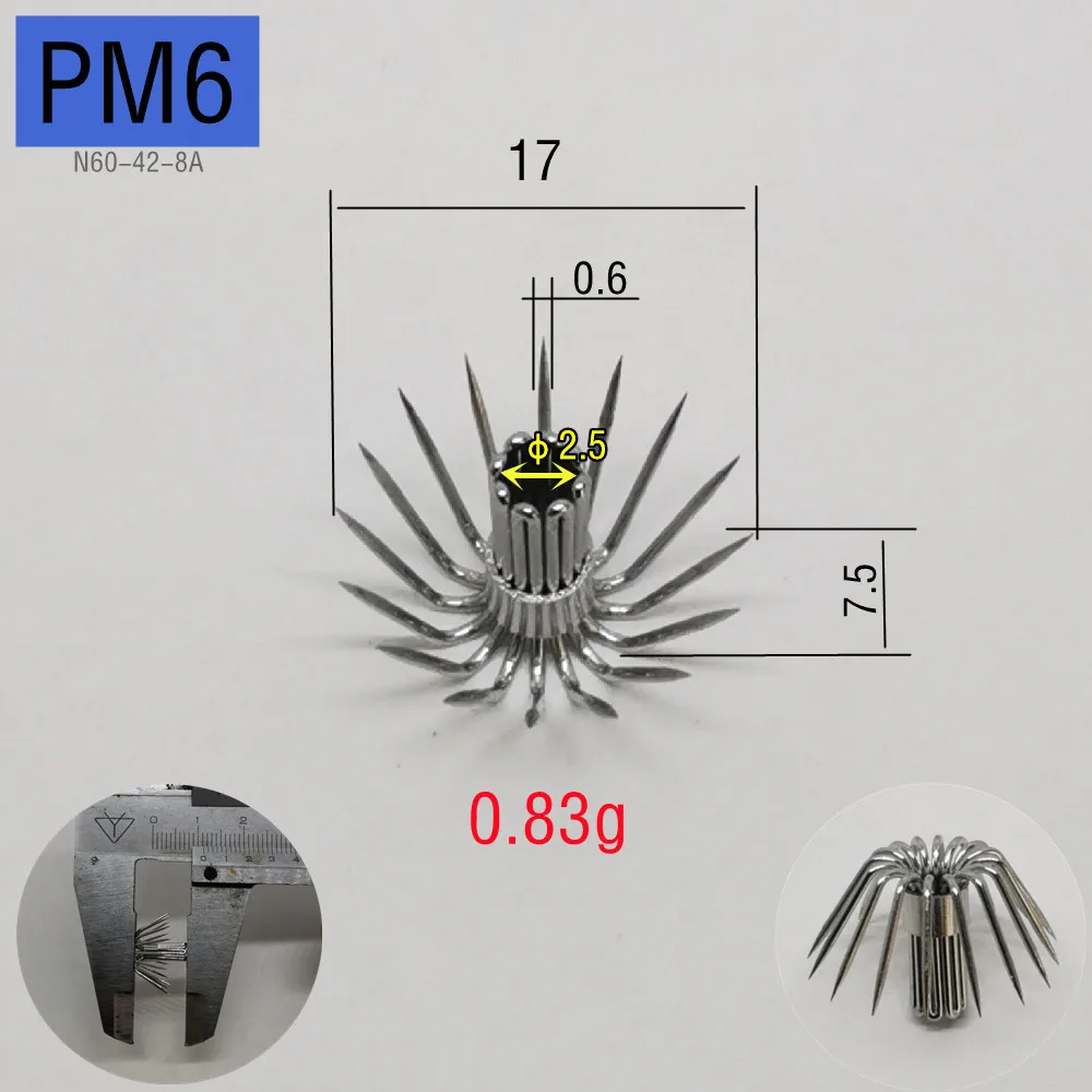 30pcs Squid Hooks 16 Needles Stainless Steel Sea Spider Umbrella Fishing  Bait Accessories Tool Jig Octopus Claw Crown Hole 2.5mm - AliExpress