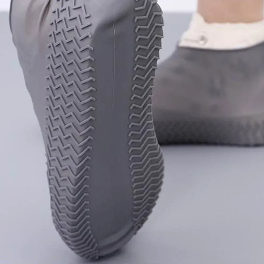Description Picture 6 of itemOutdoor Waterproof Silicone Shoe Rubber Rain Boot Covers Cover Anti Rain Shoes Dustproof Boots for Rainy Days Protector Gear