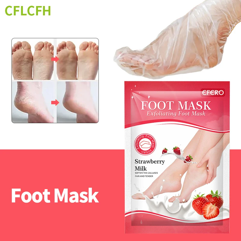

Exfoliating Foot Mask Anti Drying Cracking Heel Peeling Pedicure Spa Socks Dead Skin Remover Care Feet Moisturizing Mask