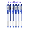 6 Pcs Blue Pen