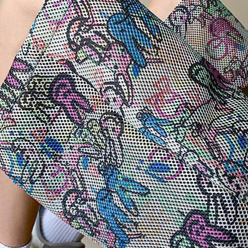 2024 New Summer American Retro Oversized Hip Hop Loose Casual Men's Wear Handsome Print Graffiti Pockets Chic Folds Y2K Pants