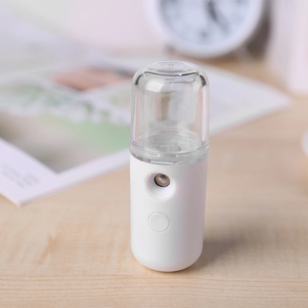 Handy Hydrating Sprayer 30ml Moisturizing Atomization Humidifier Visual Water Tank Cool Mist Facial Steamer for Skin Care Makeup