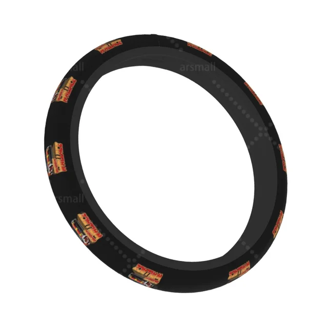 Bubba Wallace 23 Sticker Car Steering Wheel Cover Anti Fouling and Anti Slip Protective Cover 14.5-15 Inches 4