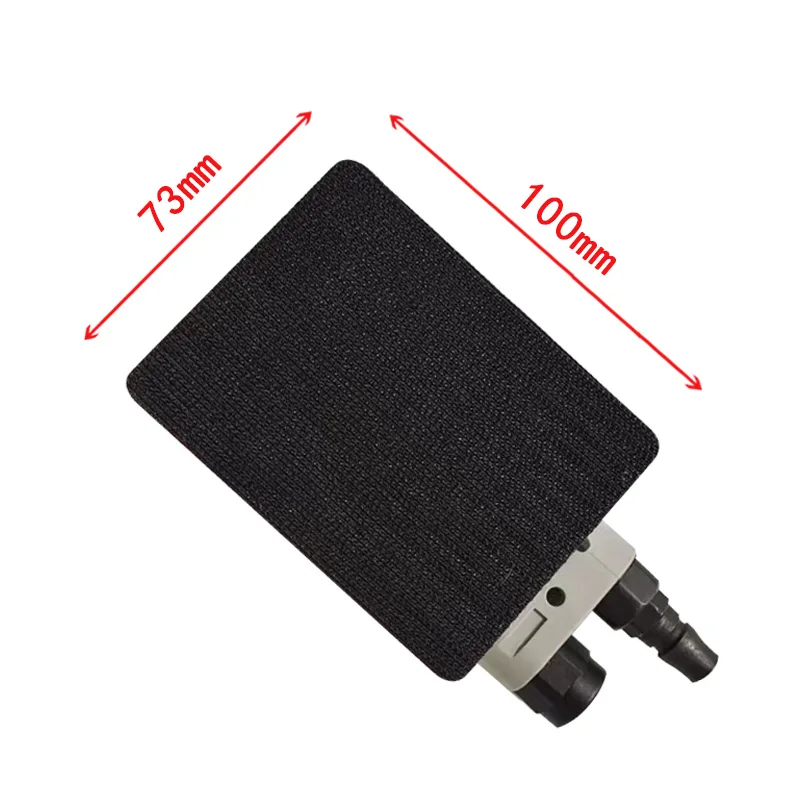 ATPRO Grinding Machine Car Air Sander Polisher 75/100mm Sandpaper Pneumatic Car Polishing Grinder Tool Square 70*100mm