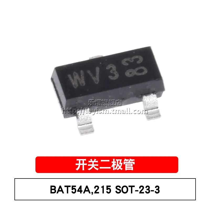 

10pcs BAT54A, 215 SOT-23-3 WV3 Brand New and original