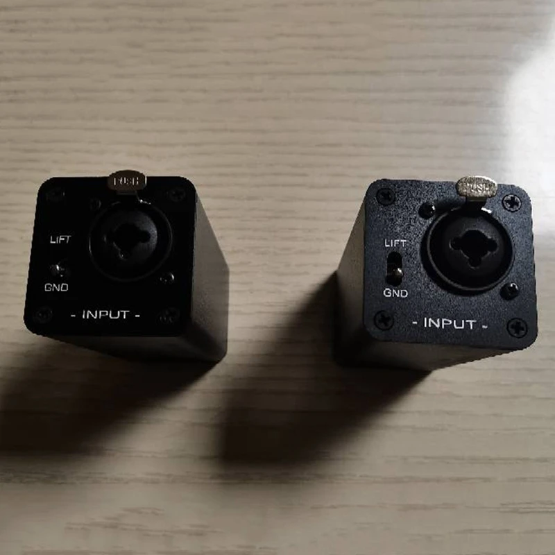 Audio Isolator Noise Reduction,Eliminates Current Noise,DI Grounding Box,6.5 XLR Mixer Audio Isolator, MAI-130 Mono Easy To Use 4