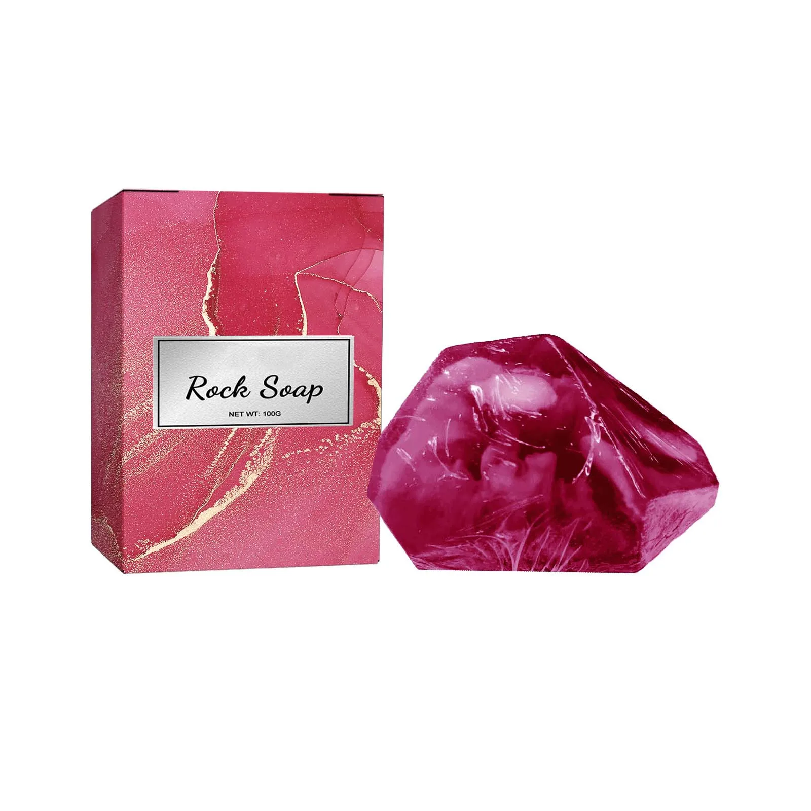 Soap Bar Hand Soap Bar Whole Body Rocks Moisturizing Exfoliating Scrub Set For Body Hand Scented Back Sponge with Rope