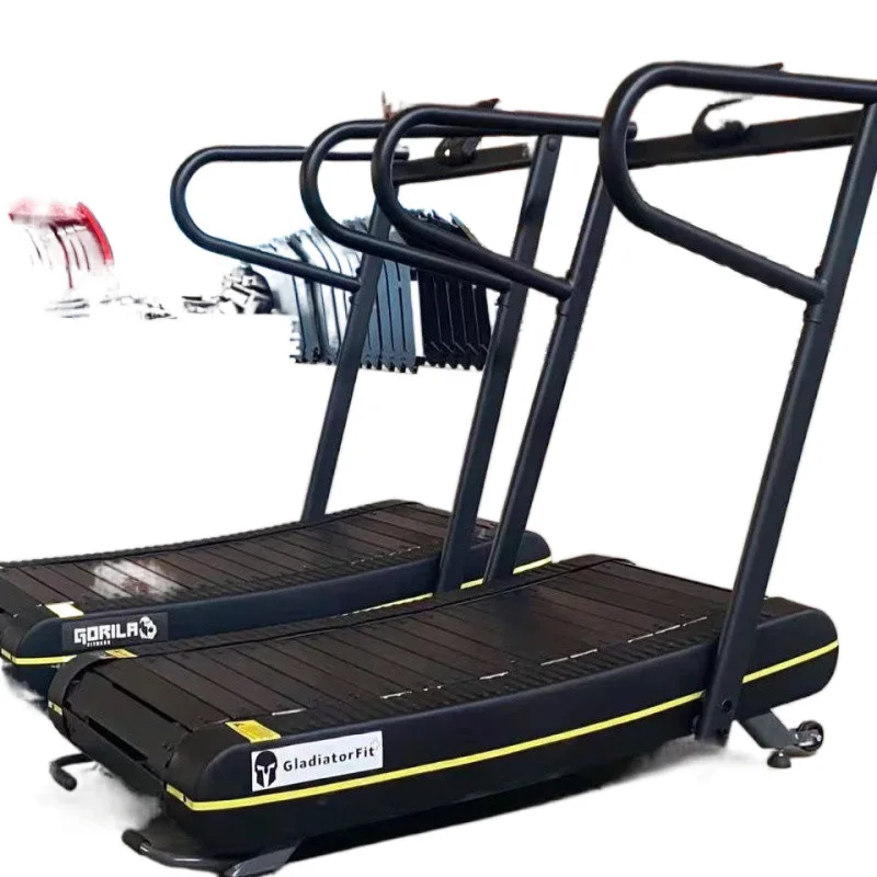 Popular Curved Unpowered Treadmill Foldable Treadmill Aerobic Exercise Cardio Training Folding Unplugged Commercial wa