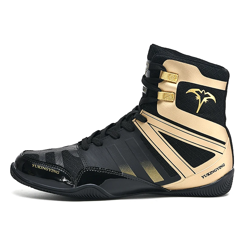 Professional Athletic Sports Mens Slip Resistant Sneakers Mens Training Shoes Wrestling Shoes Breathable Boxing
