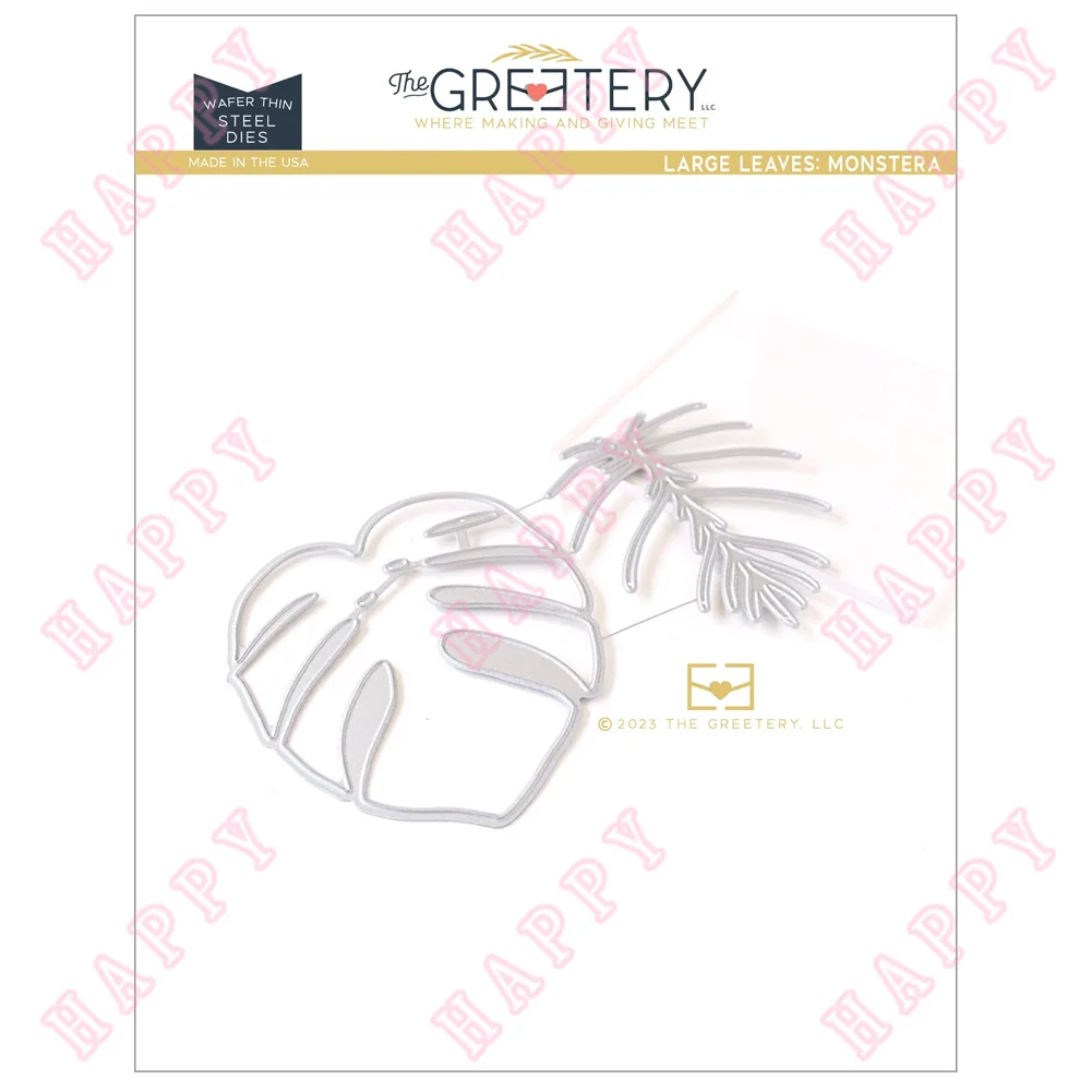 

Metal Cutting Dies Monstera For New DIY Scrapbooking Envelope Diary Photo Album Paper Cards Decorative Craft Embossing Template