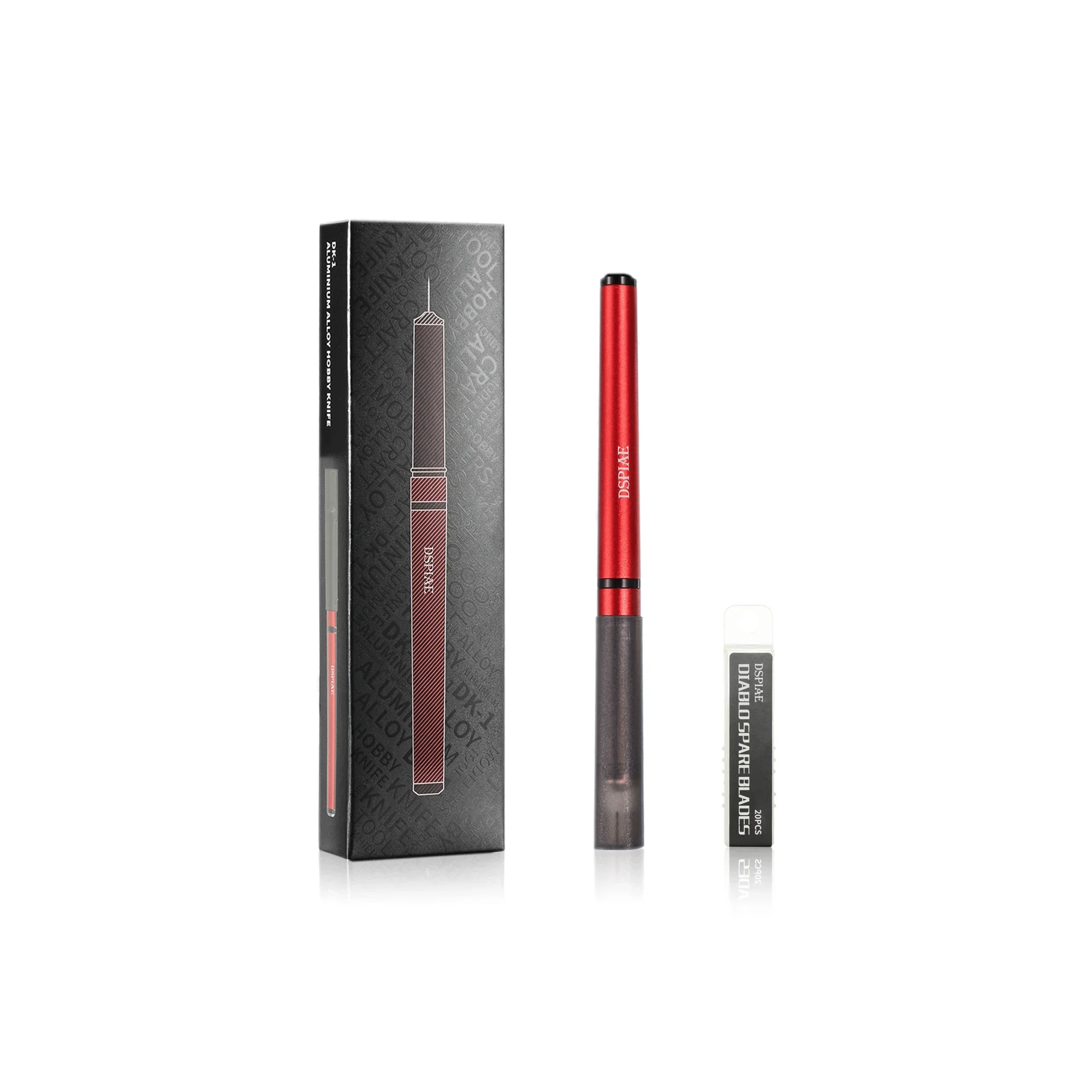 DSPIAE Model Making Tool DK-01 Military Model Aluminum Alloy Pen Knife Blade Combination Set