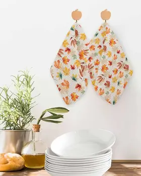 Autumn Maple Leaf Kitchen Towels 6