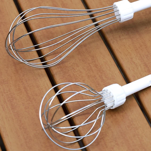 Electric Small Hand Mixer One-Button Start Hand Whisk with 2