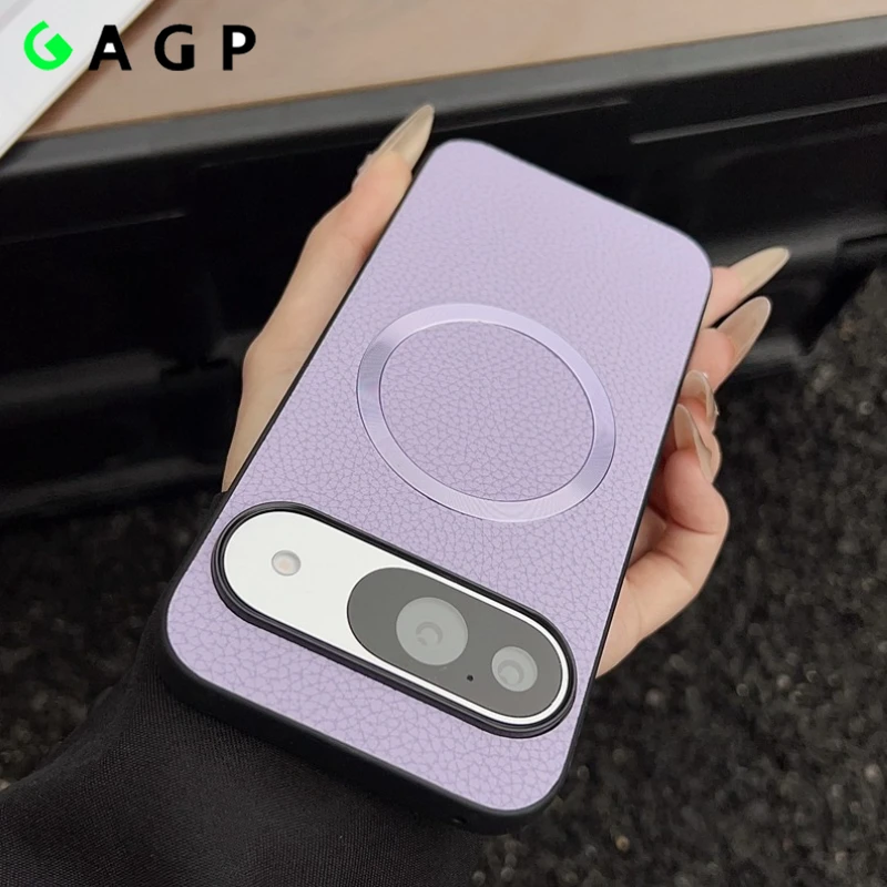 Magnetic Litchi Leather Pattern Soft Case