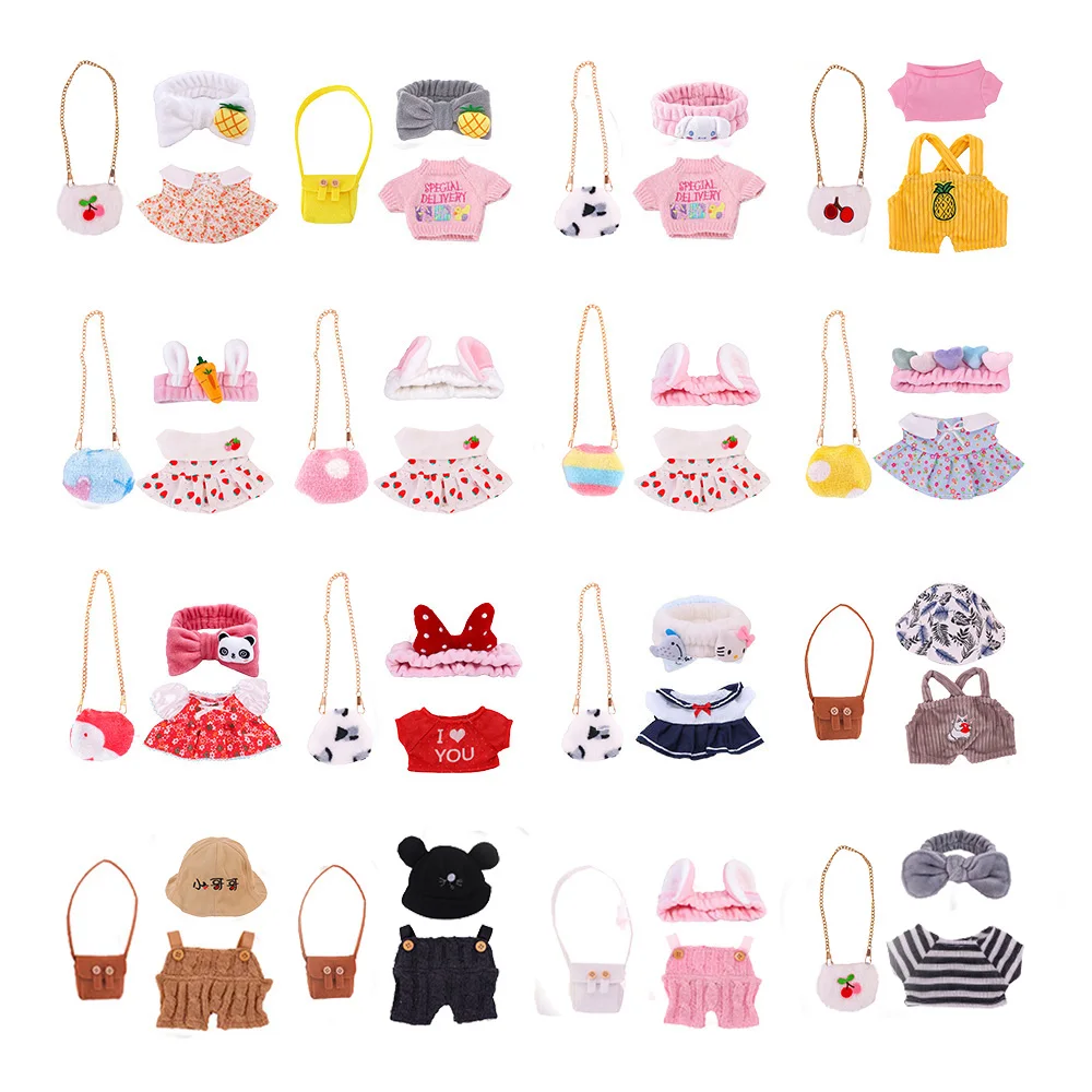 Plush Toy Doll Clothes Plush Toy Accessories Kawaii Mini Yellow Duck 30cm 1 Set