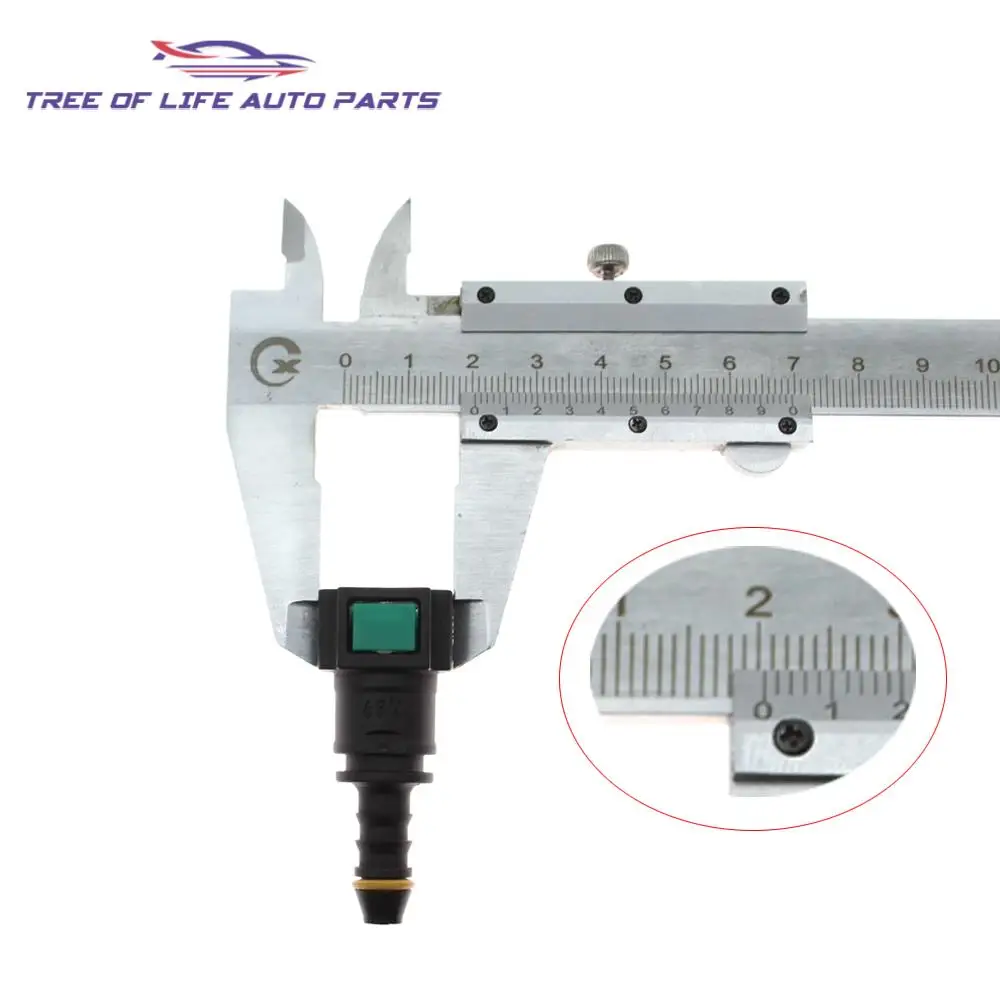 Auto Car Fuel Line Hose Coupler 2/5/8/10 7.89 ID6 Quick Release Connect Connector Fuel Line Rubber Hose Coupler Carburetor Part car fuel hose coupler