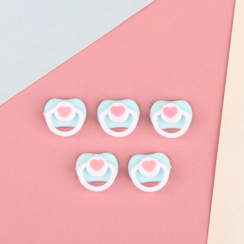 Mini sucettes pour poupées Reborn, 5 pièces, tétines factices de couleur  rose bleu blanc, adaptées aux bébés Reborn DIY - AliExpress