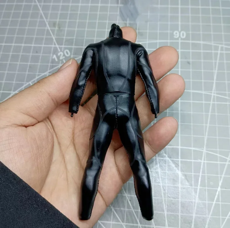 1/12 Scale Black Tight Patterned Jumpsuit Model for 6'' Shf(no Body)