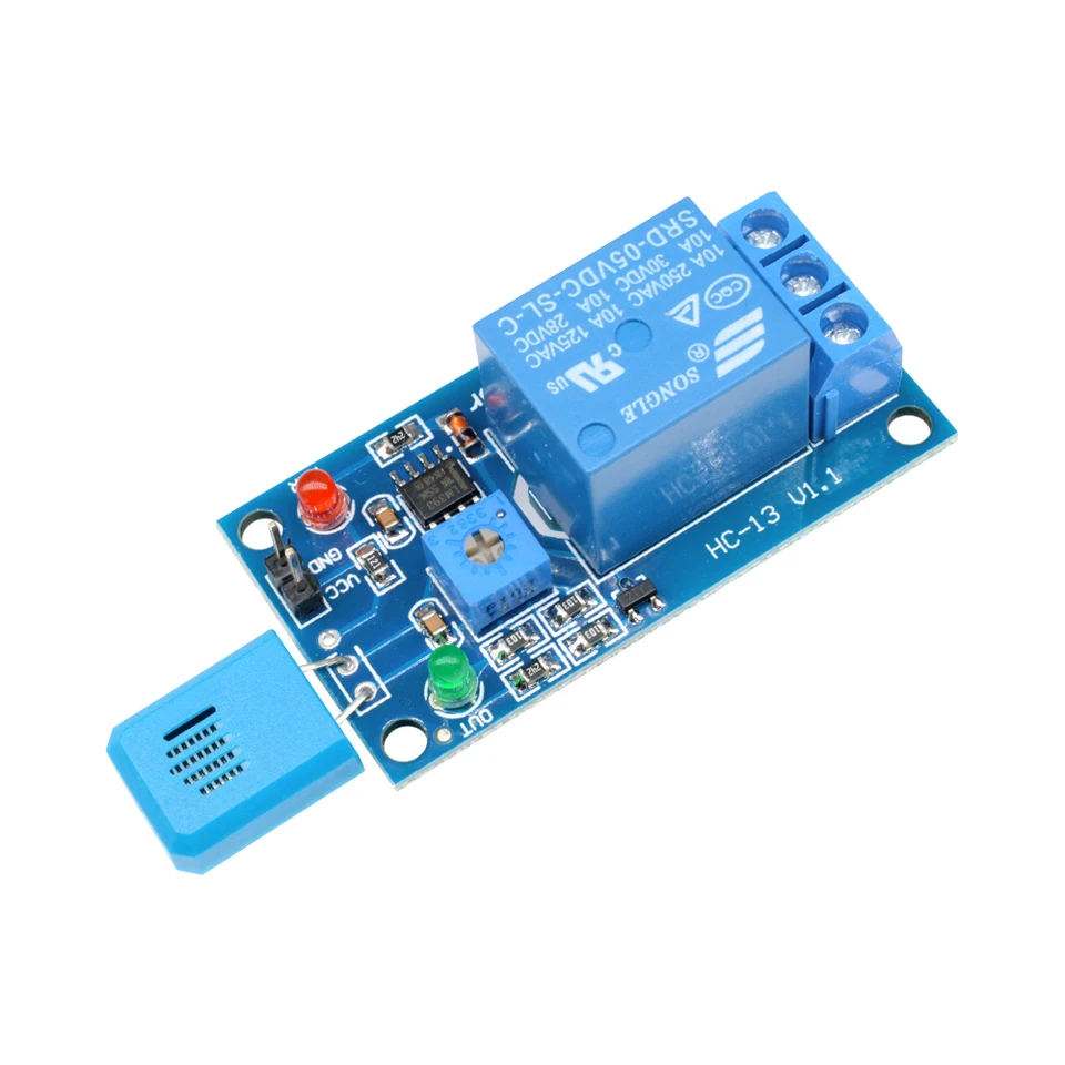 HR202 5V Humidity Switch Sensor Relay Module Sensitive Humidity Controller Sensor Module Direct drive relay