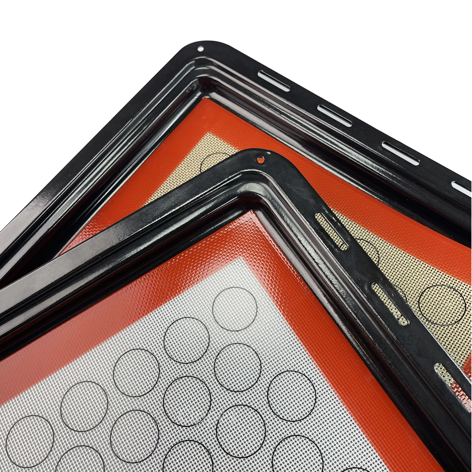 Silicone Baking Mat Oven 67 Circles Non Stick Heat Resistant Bakeware Sheets Cookie Macaron 42x29.5cm silicone baking mat