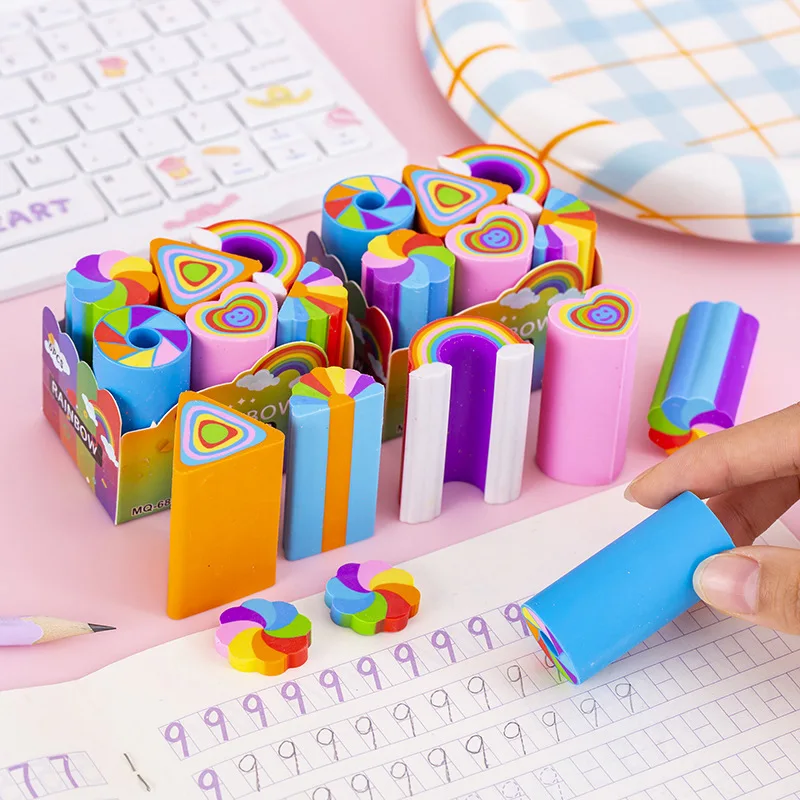Katoot 6 Pack Kawaii Bean Scissors | Cute Candy Color Paper Cutting Tools For Kids & Office - View #2