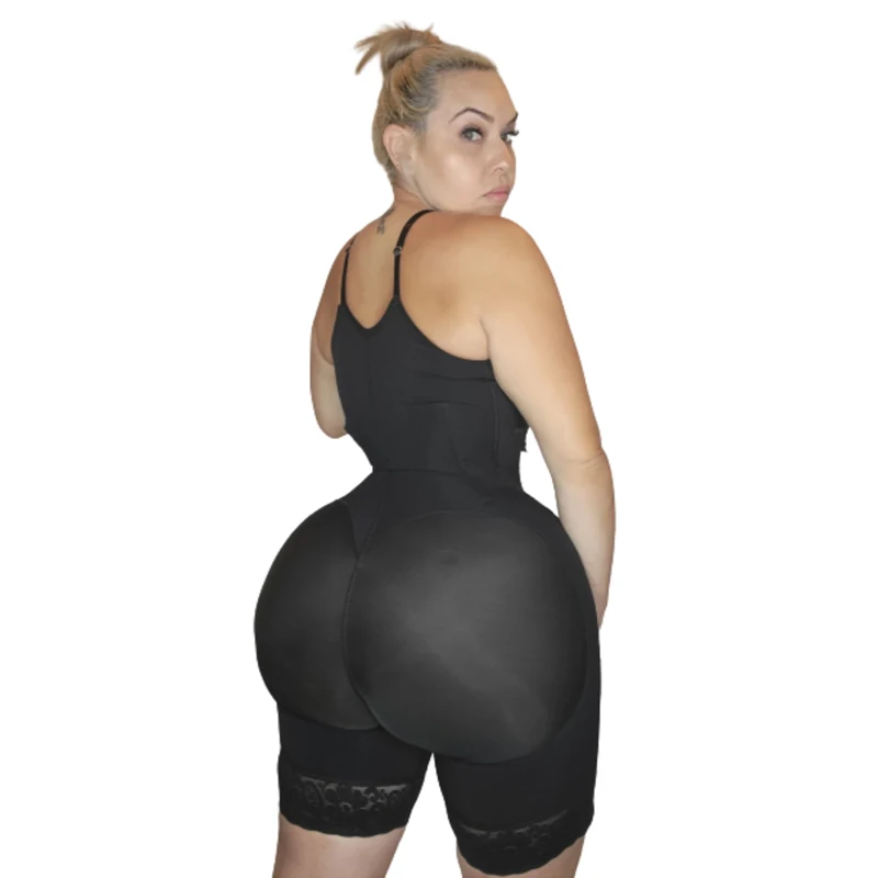 Fajas Colombianas Women’s Waist Trainer Bodysuit Butt Lifter Tummy Control Shapewear High-Waist Thigh Slimmer Full Body Shaper