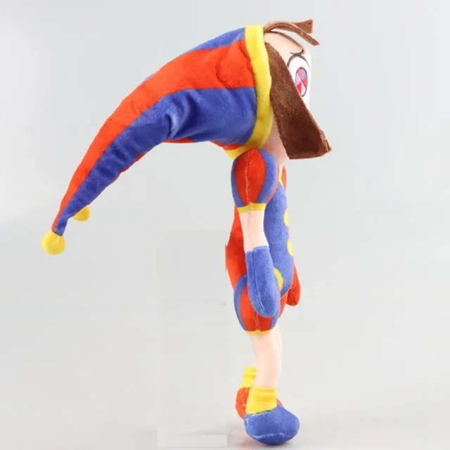 Pelúcia Pomni de 24 cm, animação de sucesso, a incrível boneca periférica  de papel da série Digital-Circus, pelúcia engraçada de palhaço, pelúcia  charmosa coringa kawaii, decoração de casa, brinquedos de pelúcia  colecionáveis