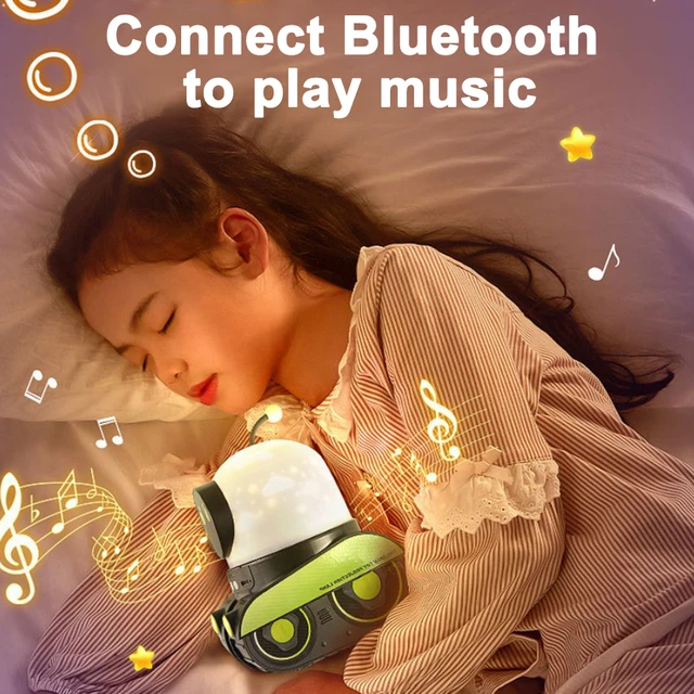 Veilleuse musicale pour enfant cerf projecteur et bluetooth • Veilleuse