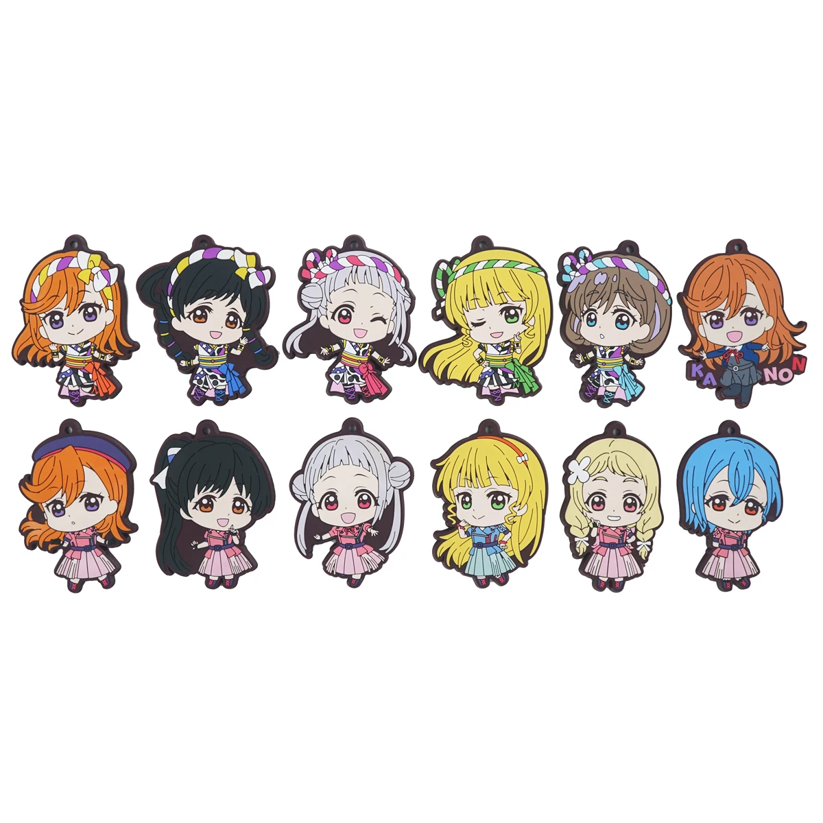 Lovelive!Superstar!! Anime Game Hazuki Ren Arashi Chisato Shibuya Kanon Heanna Supire Tang Keke Portachiavi In Gomma Invernale